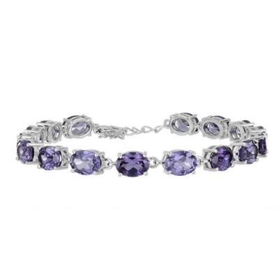 REAL LEMON TOPAZ GEMSTONE BRACELET IN 925 SILVER 